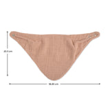 Crane Baby Bandana Bib Set - Rose Pink