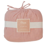 Crane Baby Crib Fitted Sheet - Muslin Copper