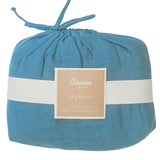 Crane Baby Crib Fitted Sheet - Muslin Riverstone