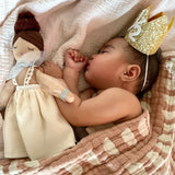 Crane Baby Jacquard Blanket Copper Moon Phase