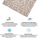 Crane Baby Jacquard Blanket Grey Feather