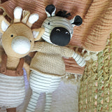 Crane Baby Plush Toy - Zulu Zebra