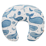 Crane Baby Feeding & Nursing Pillow - Caspian Whale