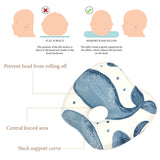 Crane Baby Memory Foam Pillow - Caspian Whale