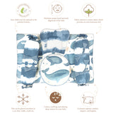Crane Baby 5-Piece Mattress Set - Caspian Whale
