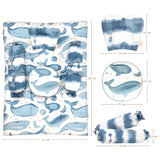 Crane Baby 5-Piece Mattress Set - Caspian Whale