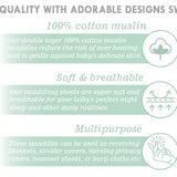 Abracadabra Swaddles (Set of 3) Hot Air Balloon