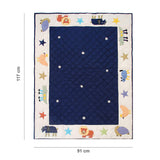6 Piece Baby Cot Bedding Set - Crocodile