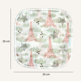 Abracadabra Muslin Wipes (Set of 3) - Eiffel Tower