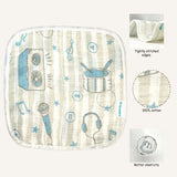 Abracadabra Muslin Wipes (Set of 3) - Rockstar
