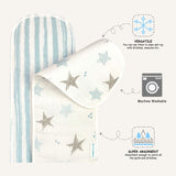 Abracadabra Muslin Burp Pad Stars