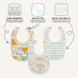 Abracadabra Muslin Bibs Hot Air Balloon