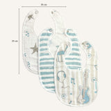 Abracadabra Muslin Bibs Rockstar