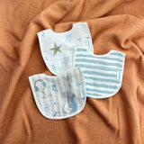 Abracadabra Muslin Bibs Rockstar