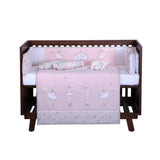 6 Piece Baby Cot Bedding Set - Ballerina