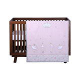 6 Piece Baby Cot Bedding Set - Ballerina