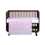 6 Piece Baby Cot Bedding Set - Ballerina