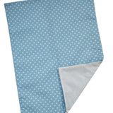 Changing Mat (Single) Blue polka