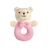 Abracadabra Ring Rattle – Bear (Pink)