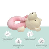 Abracadabra Ring Rattle – Bear (Pink)