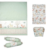 6 Piece Baby Cot Bedding Set - Bambi & Friends