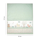 6 Piece Baby Cot Bedding Set - Bambi & Friends
