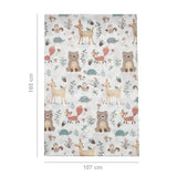 6 Piece Baby Cot Bedding Set - Bambi & Friends