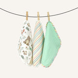 Abracadabra Muslin Wipes (Set of 3) - Bambi & Friends