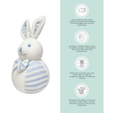 Abracadabra Bunny Rattle – Blue
