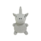 Abracadabra Luna the Unicorn Knitted Toy - Grey