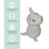 Abracadabra Luna the Unicorn Knitted Toy - Grey