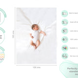 Abracadabra Flat Sheet (Set of 2) Sleepy Friends