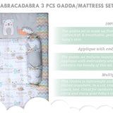 Gadda Set with 2 bolsters - Sleepy Friends