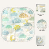 Abracadabra Muslin Wipes (Set of 3) - Lost in Clouds