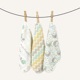 Abracadabra Muslin Wipes (Set of 3) - Sleepy Friends