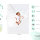 Abracadabra Flat Sheet (Set of 2) Bunny Garden