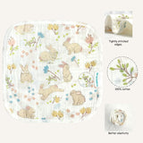 Abracadabra Muslin Wipes (Set of 3) - Bunny Garden