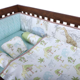6 Piece Baby Cot Bedding Set - Savanna