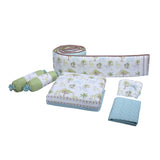 6 Piece Baby Cot Bedding Set - Savanna