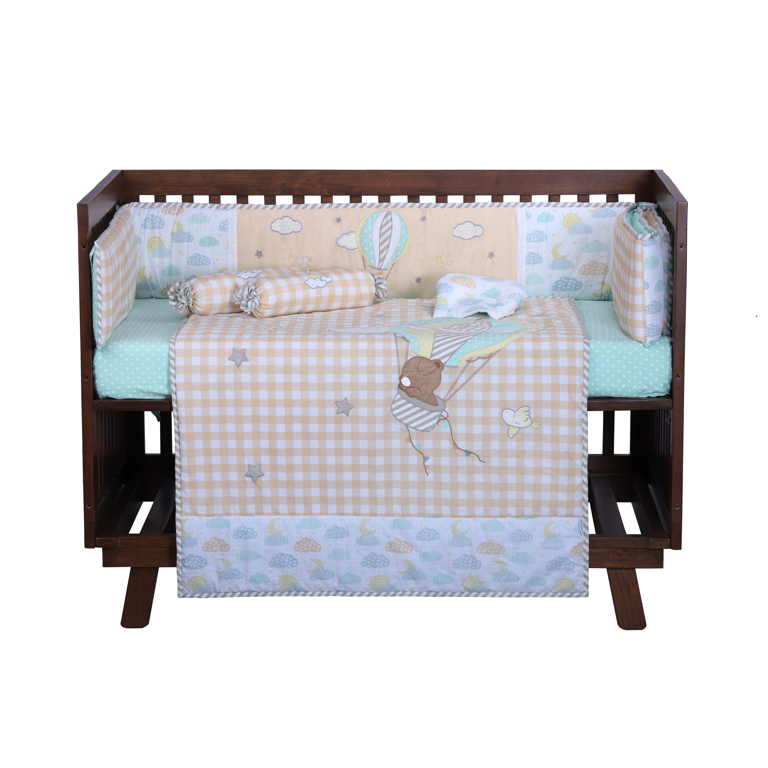 Baby Cot Bedding Set Lost in Clouds Piece Abracadabra