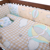 6 Piece Baby Cot Bedding Set - Lost in Clouds