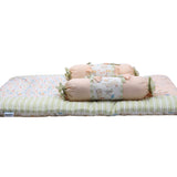 Gadda Set with 2 Bolsters - Bunny Garden