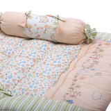 Gadda Set with 2 Bolsters - Bunny Garden