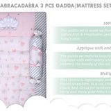 Abracadabra Gadda Set with 2 Bolsters - Ballerina