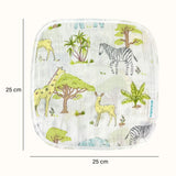 Abracadabra Muslin Wipes (Set of 3) - Savanna