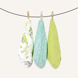 Abracadabra Muslin Wipes (Set of 3) - Savanna