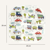 Abracadabra Muslin Wipes (Set of 3) - Transport