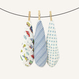 Abracadabra Muslin Wipes (Set of 3) - Transport