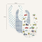 Abracadabra Muslin Bibs Transport