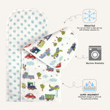 Abracadabra Muslin Burp Pad Transport